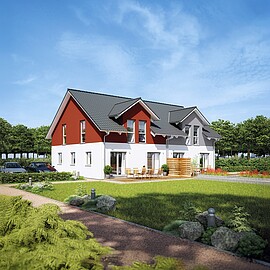 Fertighaus Doppelhaus 35-130