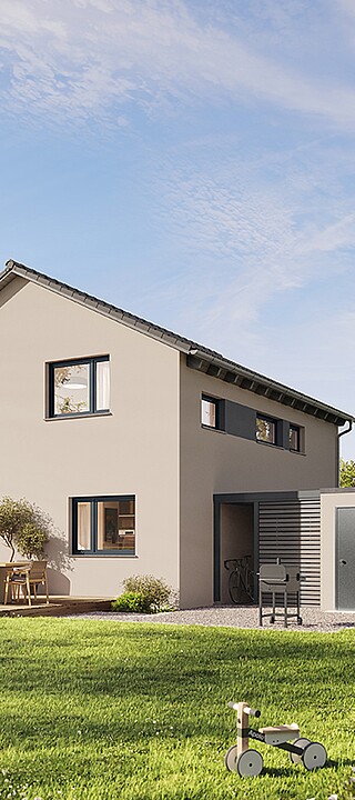 QNG⁺-Line: Fertighaus Variant 28-132