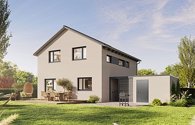 Fertighaus-Bemusterung: Außenputz