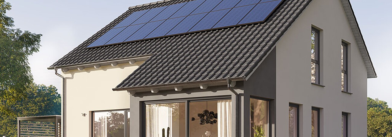 Fertighaus: Konfigurator Außenputz - Hanse Haus Fertighaus-Bemusterung: Außenputz