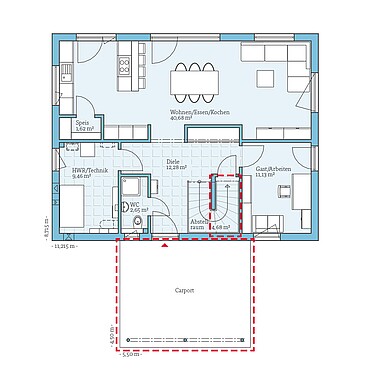 Vita 165: Grundrissoption EG