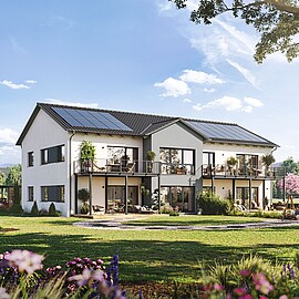 Mehrfamilienhaus 4 Wohneinheiten - Hanse Haus