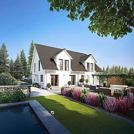 Doppelhaus 45-123 - Hanse Haus