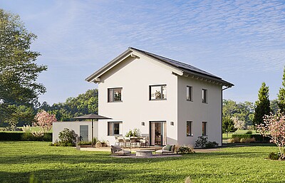 QNG⁺-Line: Fertighaus Villa 124