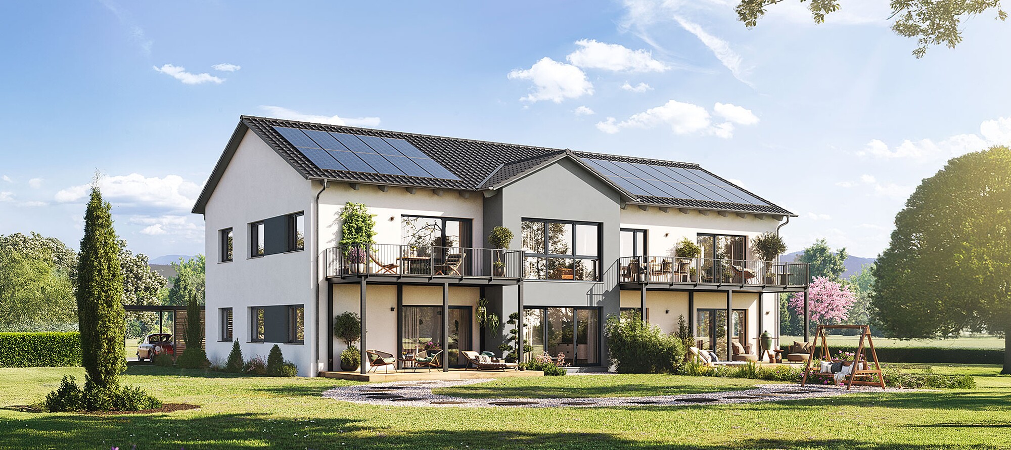 Mehrfamilienhaus 4 Wohneinheiten - Hanse Haus