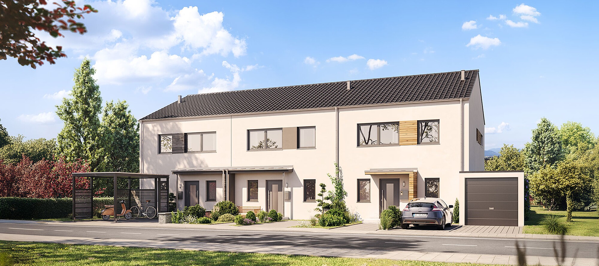 Maison mitoyenne 118: variante 1 - Hanse Haus