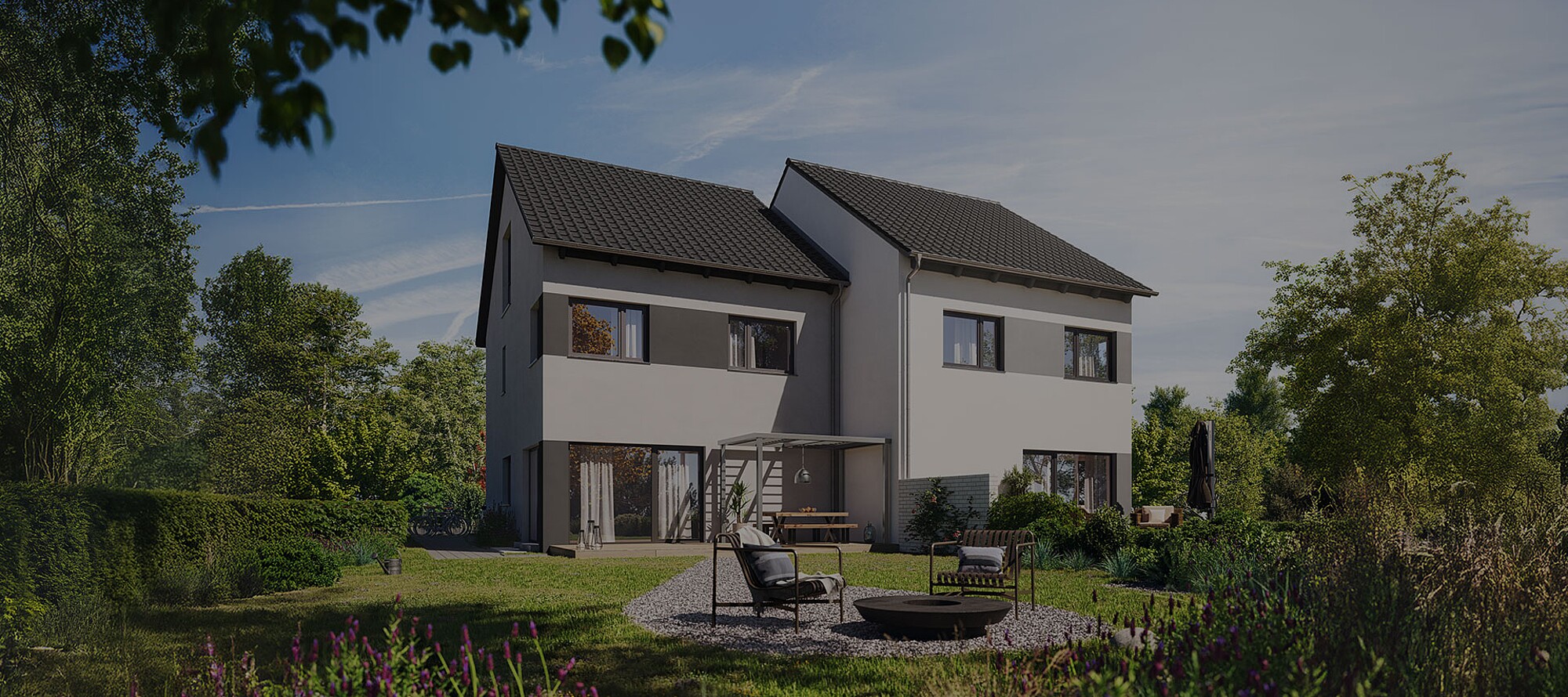 Fertighaus Doppelhaus 164 - Hanse Haus Fertighaus Doppelhaus 164