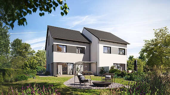 Doppelhaus 164 Fertighaus Doppelhaus 164