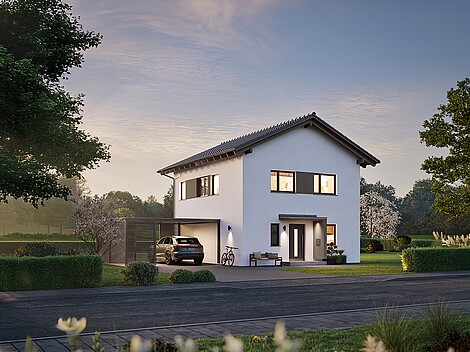 QNG⁺-Line: Fertighaus Villa 133
